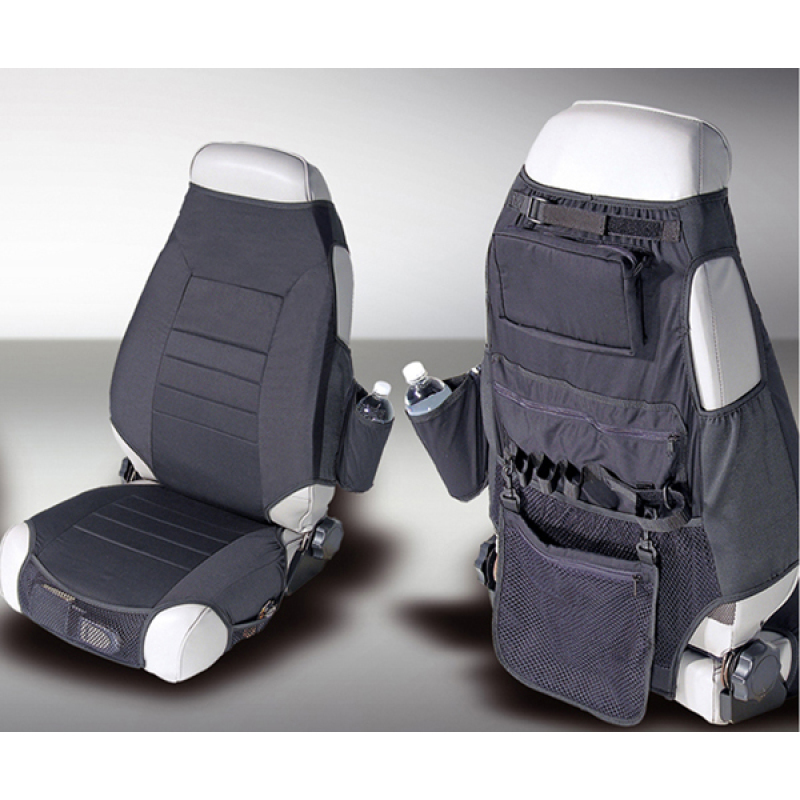 Jeep Wrangler Seat Covers - Rugged Ridge - Fabric - Black - `87-`06